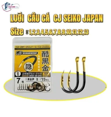 Sét 20 Lưỡi 50 Lưỡi 80 Lưỡi Câu Cá Mạ Vàng Đen Bằng Thép CacBon Có Nghạnh Iseni LC11 - Sanami Fishing