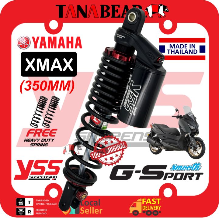 YSS XMAX (350MM) G-Sport [Free Heavy Duty Spring]. Adjustable