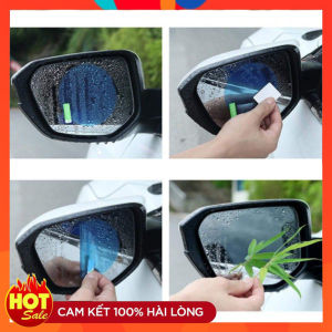 Combo 2 miếng dán kính chiếu hậu chống nước (Hình tròn - Ovan)
