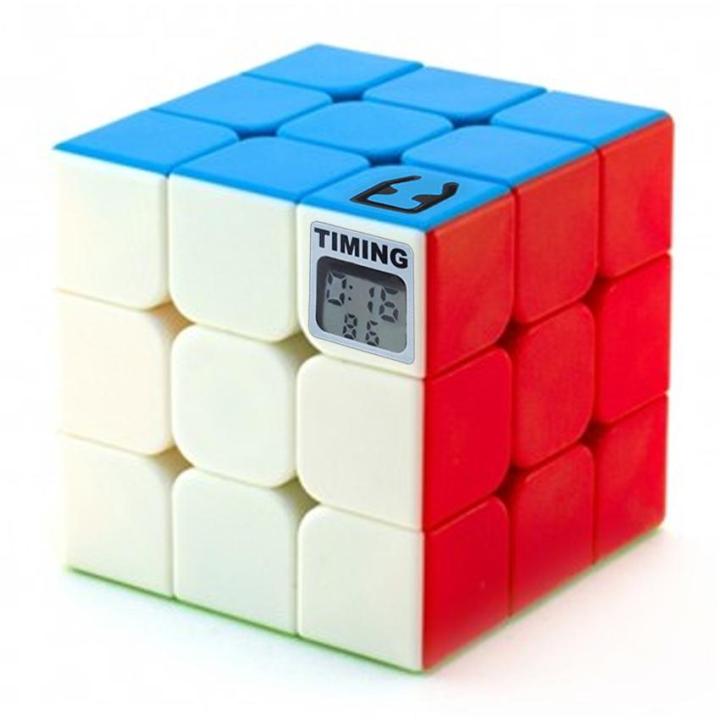 EverSpeed Magic Cube 3x3x3 With Built In Timer Speed Rubik's Cube ...
