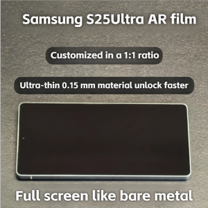 Brother Huang For Samsung S24 Ultra / 25 Ultra / S23Ultra screen protector AR anti-reflective phone offers full coverage instant unlocking drop-proof HD full-screen protection