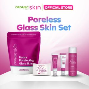Best Seller JAPAN HYDRA POREFECTING GLASS SKIN SET | FDA APPROVED | Broad Spectrum Protection | Helps Improve Skin Texture | No Harmful Chemicals | Natural Botanical | Incrased Skin Resilience | Deeply Hydrating and Plumping | For a Clear Glowing Skin.