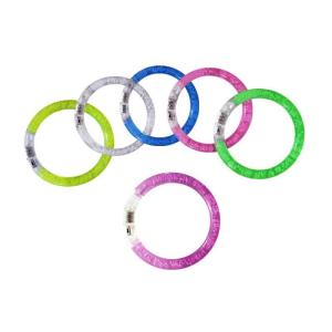 {FREE BATTERY} 3/5pcs Glowing Sticks Bracelets Party Supplies Glow in The Dark LED Luminous Bangle Bracelet Bar Celebration Holiday Decor