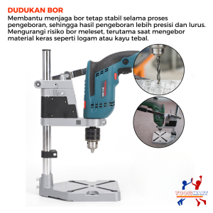 Dudukan Mesin Bor Tangan Menjadi Bor Duduk Drill Stand Holder