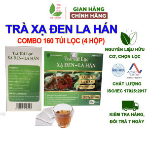 160 gói trà túi lọc xạ đen la hán nấm lim xanh Bảo Khang thanh nhiệt thải độc gan men gan cao gan nhiễm mỡ mẩn ngứa mụn nhọt đẹp da