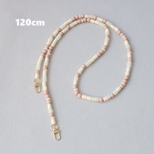 New Fashion Woman Bag Accessory Detachable Blue Beaded Chains Candy Acrylic Luxury Straps Women Cross body Handbag Shoulder Handle Bag Chains