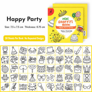 Buku Mewarna Mini 50 Muka Surat Buku Melukis Kartun Portable Buku Aktiviti Mewarna Kanak Kanak Tadika Buku Seni Kreatif Mini Cartoon Watercolor Coloring Book 50 Pages Portable Drawing Book Kids Graffiti Colouring Book 50张迷你水彩涂色本卡通便捷式填色本画册绘画本幼儿园涂鸦填色本 B101