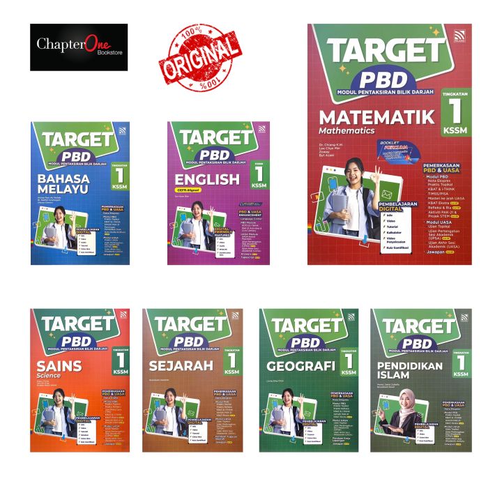 [Pelangi] Target PBD KSSM Tingkatan 1 (2025) | Lazada