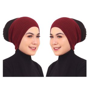 BUY 1 GET 1 Ciput Inner Dalaman Hijab Rajut 1 Warna CI001