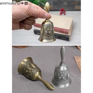 WP💓💛💖 Retro Metalen Tone Hand Bell Hand Held Craft Bruiloft Decoratie Alarm Bell