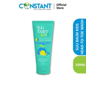 Suu Balm Kids Dual Soothing & Moisturising Head-to-Toe Wash (100ml/420ml)