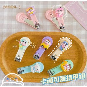 BAIXL Crayon Shin-chan Crayon Shin-chan Nail Pliers Cartoon Folding Nail Pliers Go To School Portable Nail Clipper Gift
