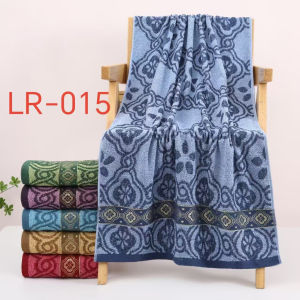 Premium Cotton Bath Towel Super Absorbent Quick Dry Soft Yellow Towel Mandi