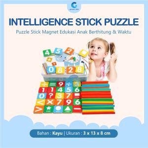 Mainan Edukasi Puzzle Magnet & Intelligent Stick: Belajar Berhitung dengan Mudah