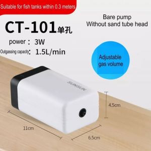 SUNSUN Air pump CT Series Super Silent Adjustable Aquarium Air Pump Oxygen Aeration Pump