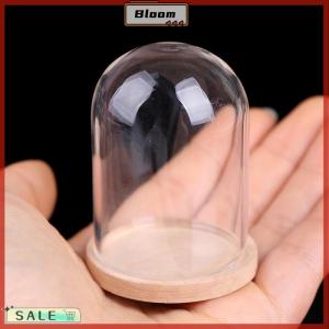 Follow Get New[Bloom Z] 1:12 Dollhouse Miniature Decor Flower Display Display Bell Jar with Base