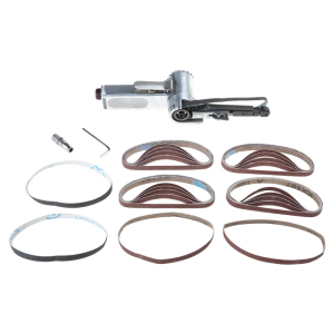 Air Belt Sander for Woodworking Metal Working Handheld Angles Grinder Industrial Pneumatic Welding Part Grinding