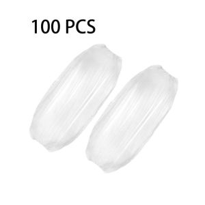 100 Pcs Manset Lengan Tangan Anti Air Sekali Sekali Pakai Pelindung Minyak Plastic Penutup Disposable