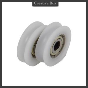 [Creative] High Quality U Groove 625 Round Pulley Ball Bearing Wheel Roller For Door Windows Shower Pulleys Drawer POM Guide Wheel