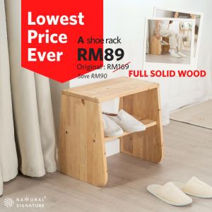 Natural Signature 4810 A Shoe Rack/Solid wooden shoe rack/A型穿鞋凳/实木穿鞋凳 #ST #SNN #SNS #SNC