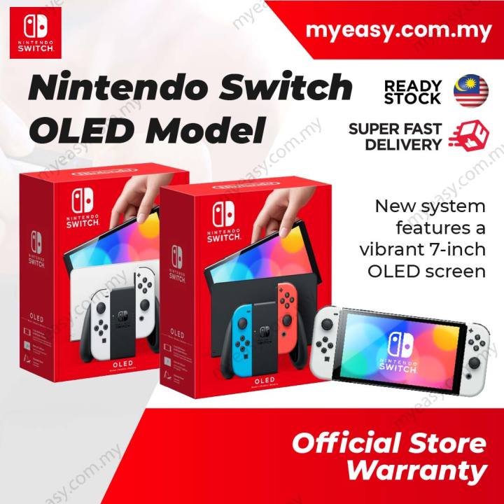 Nintendo Switch OLED Console White / Neon (1 Year Warranty) Lazada