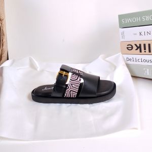 JANITRA OFFICIAL SHOP || Neira Sandal Wanita Kokop Komby Hitam SIze 36 -41