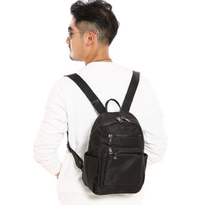 XINRAN กระเป๋าเป้สะพายหลังมัลติซิป7140-Bกระเป๋าผู้ชายน้ำหนักเบากันน้ำได้เดินทางระยะสั้นกระเป๋าเป้แฟชั่นสำหรับนักเรียน