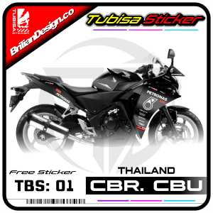 Stiker Motor CBR 150 2011 - Stiker Sticker Striping List Variasi Motor CBR 150 2011 SFL.01