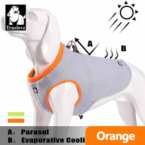 TRUELOVE Summer Dog Cooling Vest Dog Cooling Harness for Dogs Adjustable Pet Mesh Reflective Vest Harnesses Quick Release Hot Weather