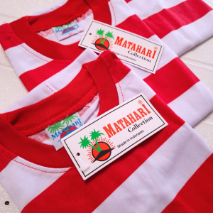 Kaos Sakera Merah Putih Pria Dewasa – Baju Adat Madura Lengan Pendek untuk Hari Kemerdekaan