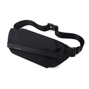 Techdoo Tas Selempang Pria Multifungsi Sling Bag Casual Cowok Tas Slempang Young Trendy Hitam TS240