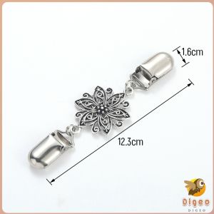 Digeo 1Pc New Fashion Shawl Brooch Sweater Blouse Pin Duck Clip Clasps Cardigan Clip