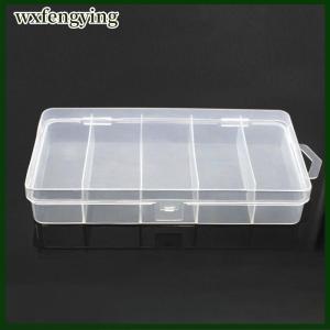 wxfengying 5 Compartments Fishing Tackle Box Storage Case Fly Fishing Lure Spoon Hook Bait Case Boxes Fishing Accessories Tools
