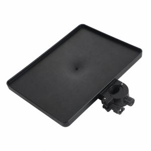 EASYEAH Universal Microphone Stand Adjustable Clamp Tripod Bracket Holder Clamp Portable Sound Card Tray for Live Streaming