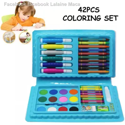 24pcs/42pcs Kids Coloring Set Painting Water Color Crayon Drawing Sets Art Set Children Drawing Set