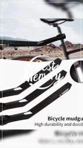 MTB Road Bike Mud Gurad RC50 80mm Bicycles Deflector Fender Easy Mounting
