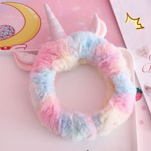 Unicorn Headbands Unicorn Makeup Headband Spa Headband Cute Shower Hairband for Women Girls Washing Face Makeup Sports Yoga Spa
