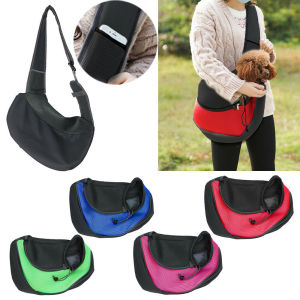 【COD&คลังสินค้าพร้อม】 กลางแจ้ง สัตว์เลี้ยง ลูกสุนัข สุนัข ตาข่าย สลิง กระเป๋าถือ สลิง กระเป๋าเป้สะพายหลัง สายคล้อง กระเป๋าเดินทาง กระเป๋