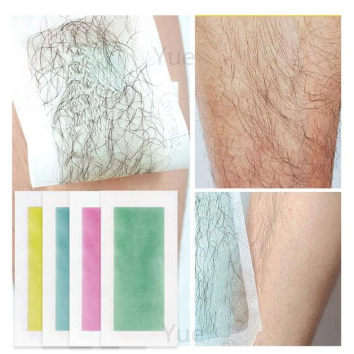 10pcs Hair Removal Wax Strips Papers Calf Underarm Arm Hair Removal Wax