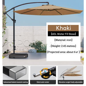 <𝙇𝒂𝙯𝑺𝙜𝑴𝙖𝒍𝙡> Passion 3M Garden Umbrella Outdoor Patio Swimming Pool Gazebo Shelter Carpark Tent