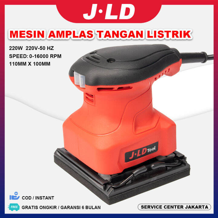 Jld Palm Sander Mesin Amplas Tangan Listrik W Finishing Sander Rpm Mesin Amplas Sander