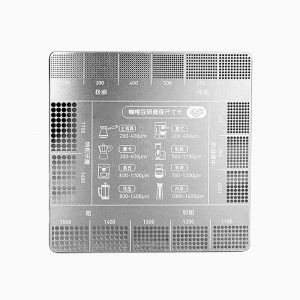 Coffee Grind Reference Card Grinding Size Chart For Precise Brewing And Enhances Flavor for Home Kitchens And Cafes