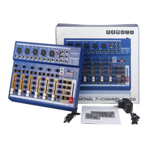 Professional Audio Mixer MG07BT PRO  7-channel built-in EQ/recording function Support