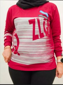 atasan wanita kaos zolaqu  terbaru terlaris bahan catton combed 24s