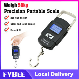 FYBEE 50kg/10g Portable Electronic Hanging Weighing Scale XPH193