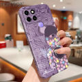 Hontinga All-inclusive Film Casing For infinix Hot 12 Play 11 10 Play Hot 9 Play Note 12 G96 Smart 6 Case Korean film Phone Case Cartoon Bear Back Casing lens Protector Design Hard Cases Shockproof Shell Full Cover Casing For Girls. 