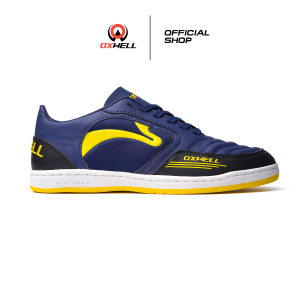 Oxwell Formosus - Sepatu Futsal Pria Dewasa Olahraga Stylish Brand Lokal Berkualitas Navy Kuning