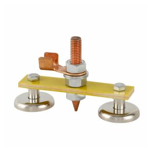 【Local Warehouse】Strong Magnetic Welding Ground Iron Artifact Locator Soldering Ground Iron Clamp Magnet Magnetic Tool Connector for Welding Tool Spotter Connector Car Dent Repair Spare Parts Stud Welding Machine Ground Connectors Car Spotter