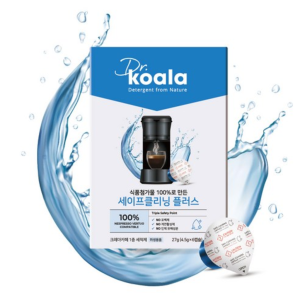 Yegee Dr Koala Safe Cleaning Plus Capsules 6 Pack Vertuo Compatible Coffee Machine Cleaner