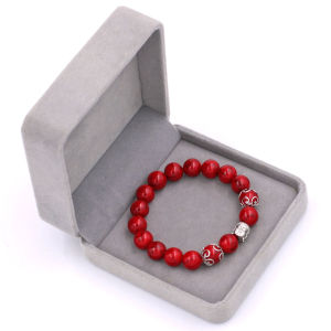 Chuỗi tay san hô 10 ly charm đầu phật Như lai inox charm Phật A di đà vòng tay chuỗi hạt